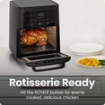 thumbnail image 4 of Chefman 14-Quart Multifunctional Air Fryer+ with 5 Cooking Functions – Black, 4 of 9