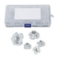 thumbnail image 1 of T Nuts,80 Pcs T Nut T Nut Set Four Claws Nut Reliable and Durable, 1 of 14