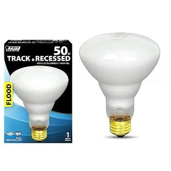 

FEIT ELECTRIC 50br30/fl/rp Incandescent Bulb 50 W Br30 Lamp Medium E26 Lamp Base 2700 K Color Temp
