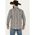 thumbnail image 4 of Moonshine Spirit Men's Gypsy Club Paisley Print Long Sleeve Western Snap Shirt - MSSU23W17-NVY, 4 of 4