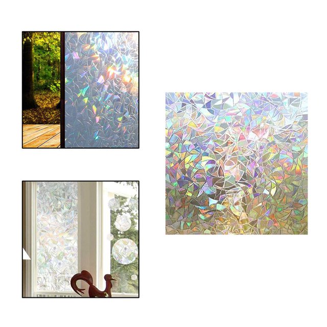 Película de ventana autoadhesiva Protección de Privacidad 3D Soledad 45X300cm