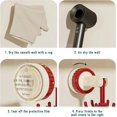 thumbnail image 3 of 360 Degrees Rotating Folding Hook, 3 Pcs Suction Cup Multi-Claw Hook, Self-Adhesive Suction Cup Hooks Rotating Kitchen Utensil Holder,Multi-Purpose Kitchen Utensil Hanger with 6 Hooks (Red), 3 of 7