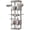 Light Grey, variant on WSWJY Extra Large Cat Tree, 77.6-Inch Tall Cat Tower for Indoor Cats with 2 Condos, Multi-Level Cat Stand for Large Cats, 3 Hammocks, Wide Perch, Scratching Posts, Dangling Toys, Smoky Grey