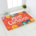 thumbnail image 2 of yuksok Carpet Anti Skid Festive Santa Claus Elk Rectangular Reusable for Bedroom Living C, 2 of 7