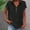 Black, variant on JFGHDG Womens Gauze Shirts Summer Casual Loose Button Down Tops Short Sleeve Textured Collared Work Blouses Vacation Clothes Beige XL