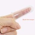 thumbnail image 3 of Kids Baby Infant Soft Silicone Finger Toothbrush Teeth Rubber Massager Brush with Box, 3 of 4