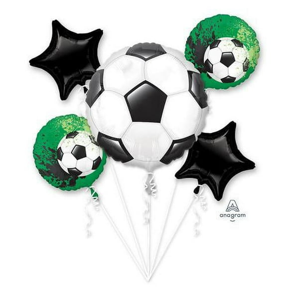 LOONBALLOON Soccer Balloons, GOAL GETTER BOUQUET