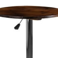 thumbnail image 6 of Flash Furniture Hills 23.5'' Round Adjustable Height Rustic Pine Wood Table (Adjustable Range 26.25'' - 35.5''), 6 of 8