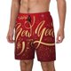 thumbnail image 1 of Balery Happy New Year2 Bañador para hombre, shorts de playa de secado rápido con entrepierna y forro de compresión-Small, 1 of 6