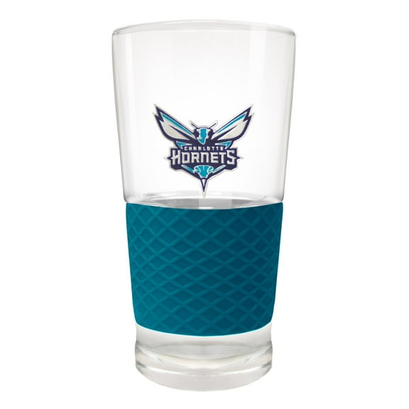 Charlotte Hornets 22oz. Pilsner Glass with Silicone Grip