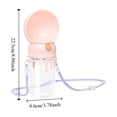 thumbnail image 3 of Dog Water Bottle for Walking, Portable Pet Travel Water Feeder with Carry Strap and Lanyard, Leak-Proof Outdoor Drinking Dispenser for Dogs and Cats, Green, Pink, or White, 1pc, 3 of 4