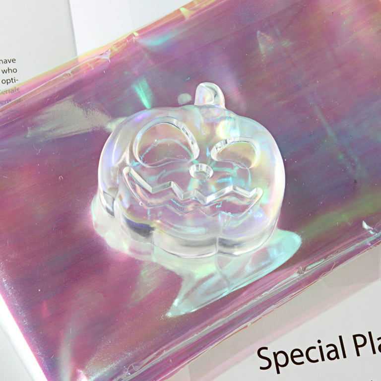 Exquisite Waterproof Laser Paper Resin Silicone Mold Filling Accessories Holographic  Film for DIY Resin Jewelry Making 