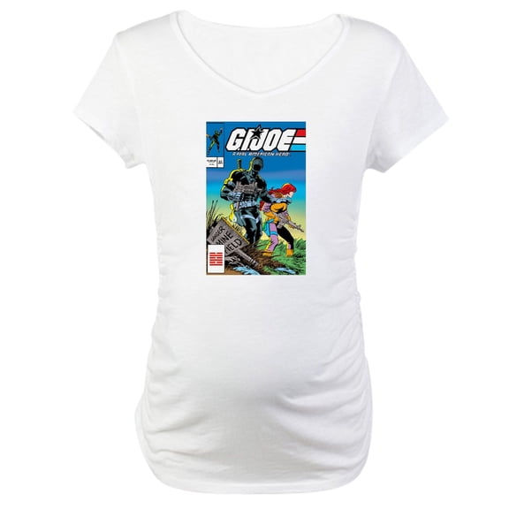 CafePress - G.I. Joe Issue 63 Women's Maternity T Shirt - Cotton Maternity T-shirt, Cute & Funny Pregnancy Tee