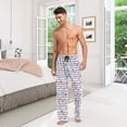 thumbnail image 7 of Men's Pajama Pants Men's Pajama Bottoms Home Sleeping Pants Loose Fitting Style S The Stars and Stripes, 7 of 7
