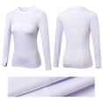 thumbnail image 2 of Xmarks Long Sleeve Workout Shirts for Women Quick Dry Athletic Running Yoga T Shirt Mesh Patchwork Breathable Gym Sports Tops with Thumb Hole, XS-2XL, 2 of 8