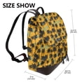 thumbnail image 2 of Salouo Hawaii Palms Pattern PU Leather Backpack,Purse for Women Fashion Multipurpose Design Handbag Ladies Shoulder Bags Travel Backpack, 2 of 4