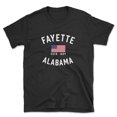thumbnail image 1 of Fayette Alabama Patriot Men's Cotton T-Shirt, 1 of 1