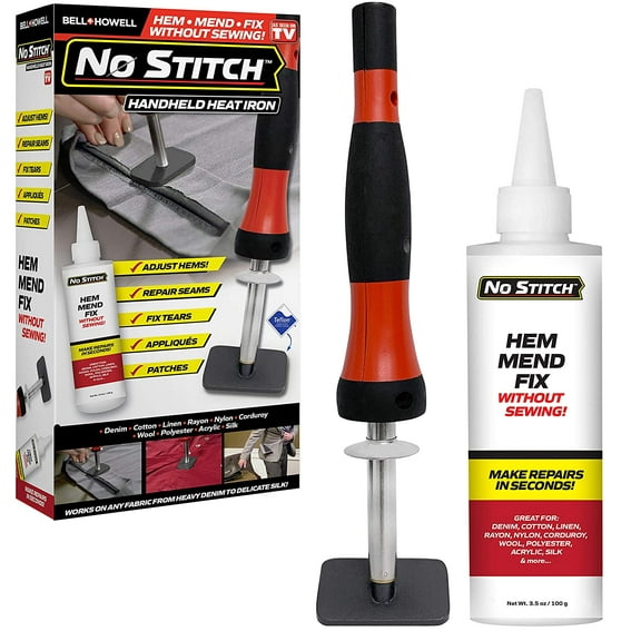 No Stitch™ Secure Stitch Sewing Kit The Easiest Way To Hem, Mend & Fix Your Clothes Without Sewing-As Seen On TV