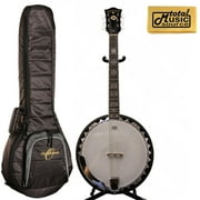 Oscar Schmidt 6-String Banjo, Remo Head, Mahogany Resonator Oscar GIG BAG, OB6 BAG