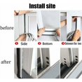 thumbnail image 3 of Sello adhesivo de terciopelo, tira de sellado de cepillo, tira de sellado autoadhesiva, burlete de sellado a prueba de polvo para puerta de gabinete, puerta corrediza y ventana, 3 of 5