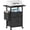 Black, variant on 2 Drawer File Cabinet with 24'' Extended Desktop, Mobile Filing Cabinet, Rolling File Cabinet with Side Bag, Fabric Drawer, Fits A4/Letter Size, Printer Stand Home Office, Black