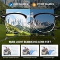 thumbnail image 3 of Gafas Antiluz Azul Cyxus 8056T54 Semi Al Aire Retro, 3 of 7