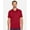 Red, variant on Harriton M205 Men's Valiant Cotton Snag Protect Polo-White-3XL