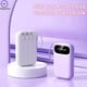 thumbnail image 2 of Power bank banco de energía portátil 20,000 mAh luz LED pantalla digital blanco, 2 of 6