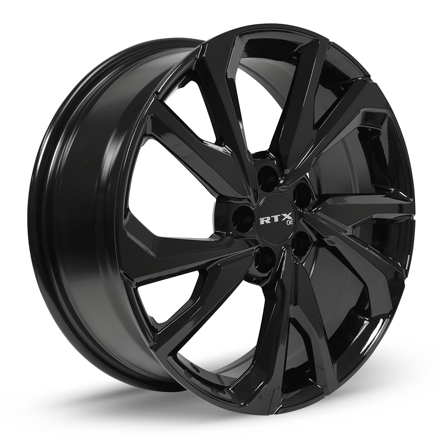 RTX Nikko 19x7.5 5x114.3 ET45 CB64.1 Gloss Black Wheel