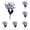 C, variant on Magnolia Flowers Silk Bouquet, 17.72" Artificial Orchid Stem, Magnolia for Wedding Bouquet Home Decor, Artificial for Outdoor Floral Arrangement, Silk Flowers Vase Decor 1pc,B