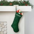thumbnail image 5 of Vrorvz Personalized Christmas Socks Customized Names for Christmas Decorations Embroidered Stocking Gift Bag Large Capacity for Holiday Gifts Suit for Home Decor Festive Celebrations 18.1in Green, 5 of 8