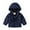 Navy Blue B, variant on QUDDERR Kids Baby Windbreaker Jacket for Boys Zip Hooded Raincoat Toddler Thickened Cartoon Trench Outerwear for Fall Winter for 2-7 Years
