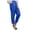 A-Blue407, variant on Women's Sequins Pants Solid Color Shiny Elastic Drawstring Casual Club Party Wear Soft Sparkly Ankle-Tied Pants Carnival Soft Trousers