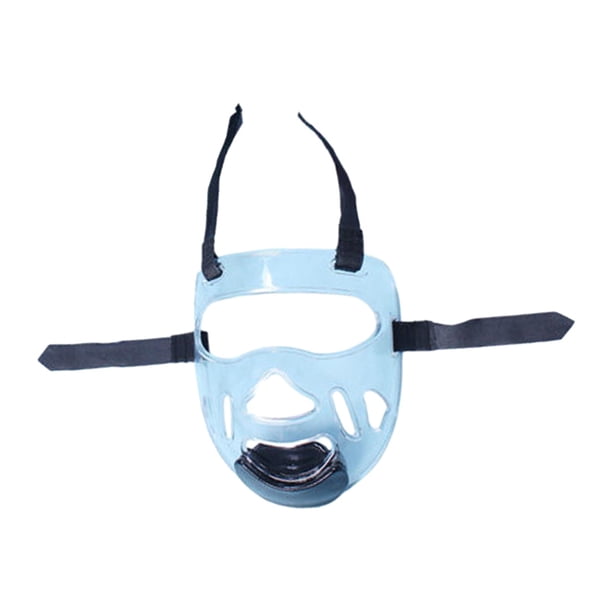 Casco de boxeo shamjiam protector facial transparente y transpirable para Taekwondo M