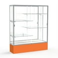 thumbnail image 2 of Waddell 375MB-SN-NY Spirit 60 x 72 x 16 in. Navy Base Floor Display Case with 5 ft. Length&#44; Mirror Back - Satin, 2 of 7