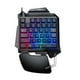 thumbnail image 1 of para Juegos con para Juegos Conjunto de Piezas para Computadora Portátil con Cable USB Macarena Teclado para juegos con una sola mano, 1 of 8