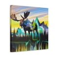 thumbnail image 2 of Moose in Art Deco - Canvas, 2 of 10