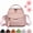 Pink, variant on Lyona Crossbody Bag, Veluna Crossbody Shoulder Bag, Lightweight Large Capacity Zipper Handbag
