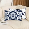 thumbnail image 5 of Cotton Linen Rectangular Decorative Throw Pillow Cover Case 30*50 cm - style4, 5 of 5