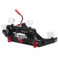 thumbnail image 4 of Peahefy RC Front Bumper Front Bumper With LED Light Electric Winch And Controller For TRX4/Axial Scx10 II, 4 of 8