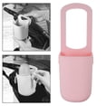 thumbnail image 1 of Portavasos para Cochecito, Portavasos para Bicicleta Flexible, Universal, Portabotellas de Agua de Silicona para , cochecito, carritos, Tazas rosa, 1 of 8