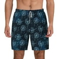 thumbnail image 2 of Picia Dandelions pattern Mens Swim Trunks with Compression Liner Stretch Beach Shorts Quick Dry with Zipper Pockets No-Chafing Board Shorts-X-Large, 2 of 9