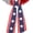 Star, variant on Patriotic Wreath Sash for Front Door, Red White Stripe Wreath Scarf DIY Bow Memorial Day Star Satin Sash Garland Ribbon for 4th of July Home Yard Doorway Wall Window Decor (56'' x 4.5'')
