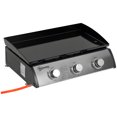 thumbnail image 1 of Outsunny 3 Burner Liquefied Gas Grill, Portable BBQ Grill, Silver, 1 of 10
