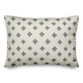 thumbnail image 2 of Creative Products Swiss Cross Gray 14 x 20 Indoor / Outdoor Pillow, 2 of 3