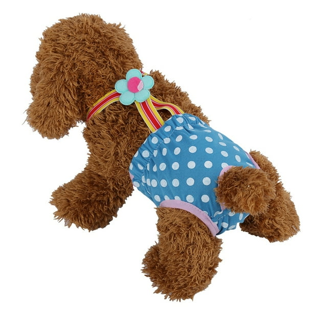 HEEPDD Envolturas para Perros con Liguero, pa?ales Desechables Lavables Azules para Perros Pa?ales para Perros Solución a Prueba de Fugas para incontinencia de Mascotas y Viajes LargosXL) Khall Tendencias