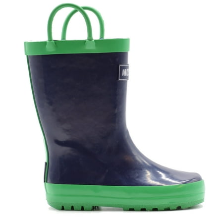 Mucky Wear Kid's Waterproof Solid Color Loop Boot (Best Boots To Wear In Snow)