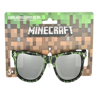Minecraft Children's Green and Black Sunglasses