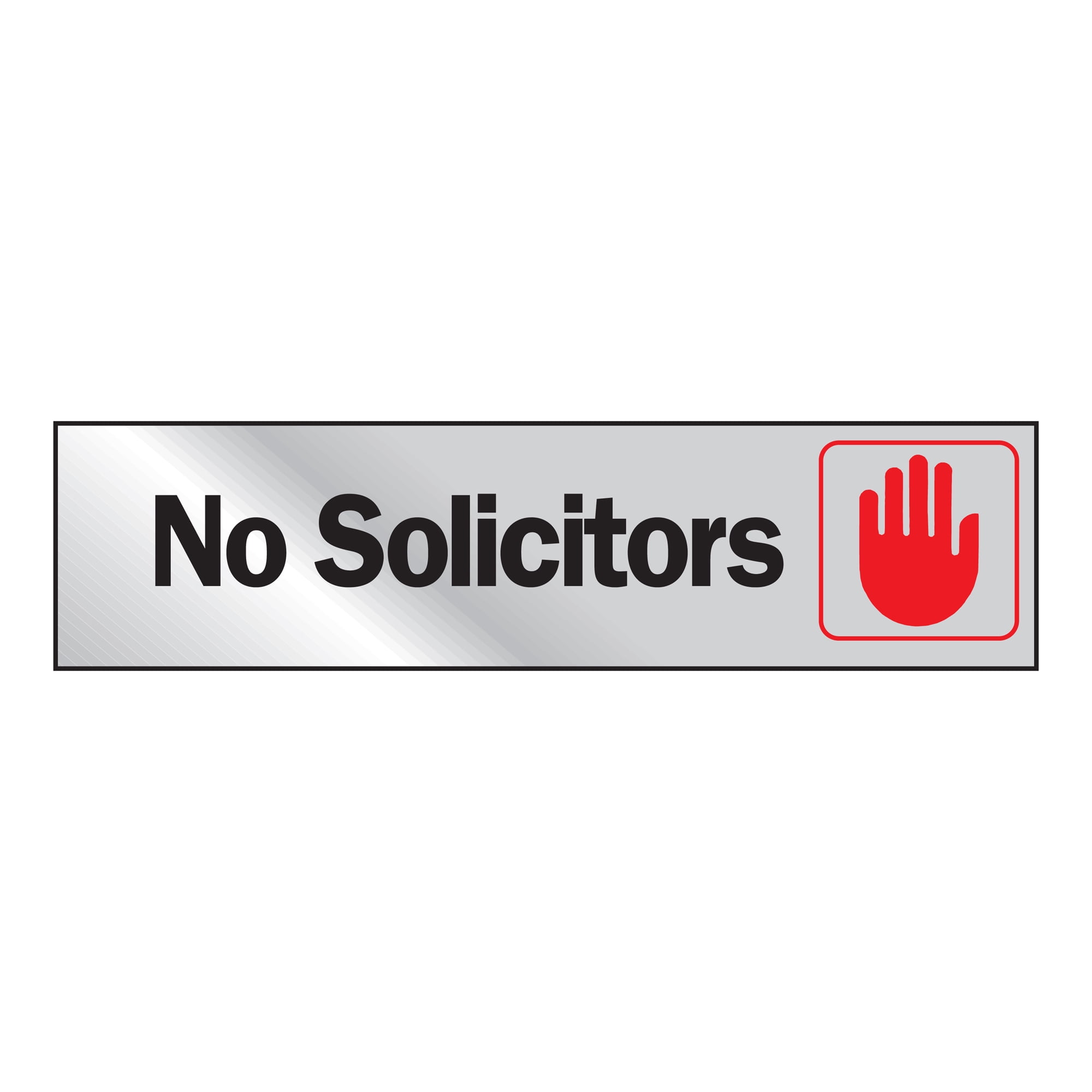 Details about   No Soliciting Vinyl Decal Die Cut Sticker V1 Storefront Business Office Sign