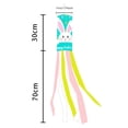 thumbnail image 5 of Easter Garden Windsock Flags 2PCS Cartoon Rabbit/Egg Wind Socks Spring Flag with Tassels Decoration for Outside, 5 of 5